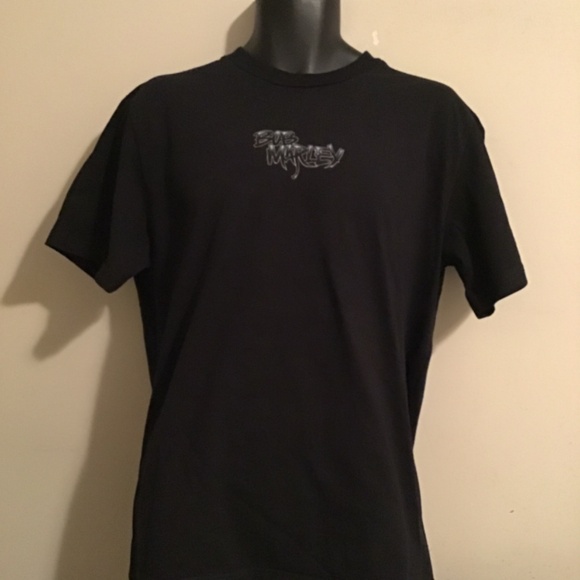 😎BOB MARLEY, Shoe Palace , unisex, size large, great art, new cond. distressed - Picture 3 of 4